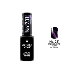 Lakier hybrydowy Vynn Gel Polish Color 231 Stone Cat Eye Rubin – 8 ml