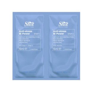 Shot Anti-Stress Bi Power – rekonstrukcyjny eliksir do włosów 2x15 ml